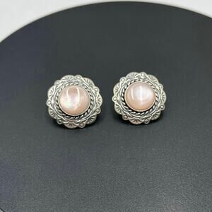 Carolyn Pollack Relios Vintage Pink
MOP Sterling Silver Concho Southwest Earring